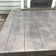 Wood Texture Concrete Finish